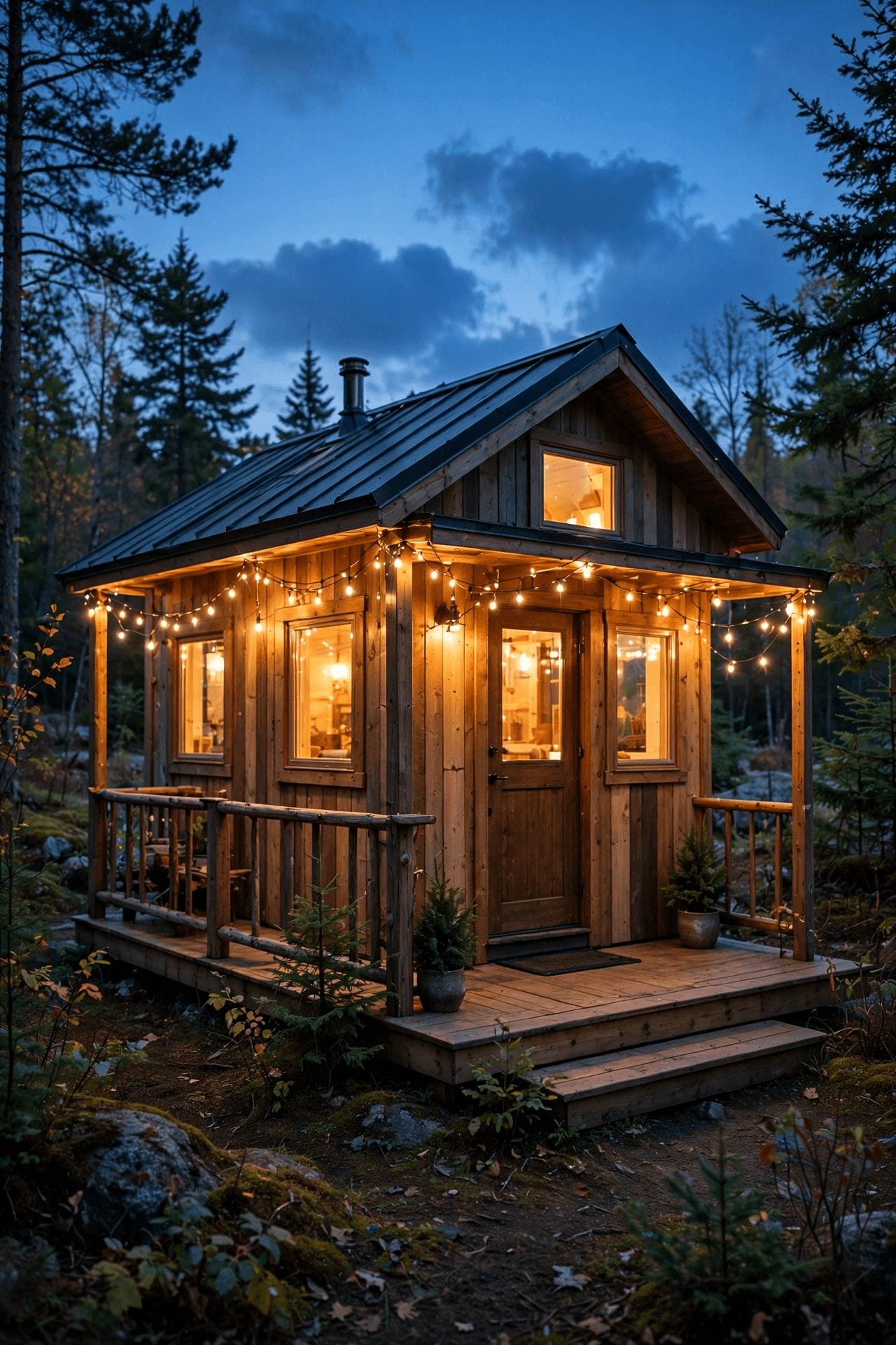 annual cost tiny house living pin showing a one-year tracking method and a maintenance reserve that grows monthly