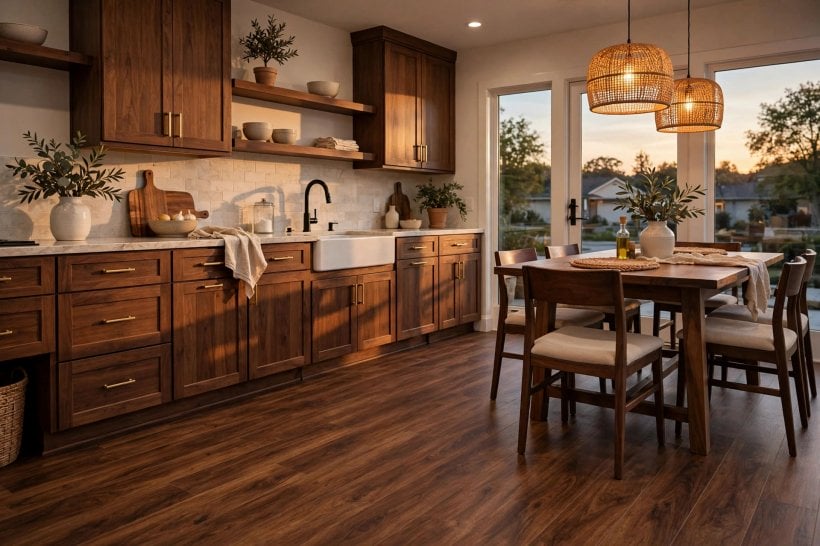 armstrong pryzm reviews: a prepared subfloor ready for plank fitting