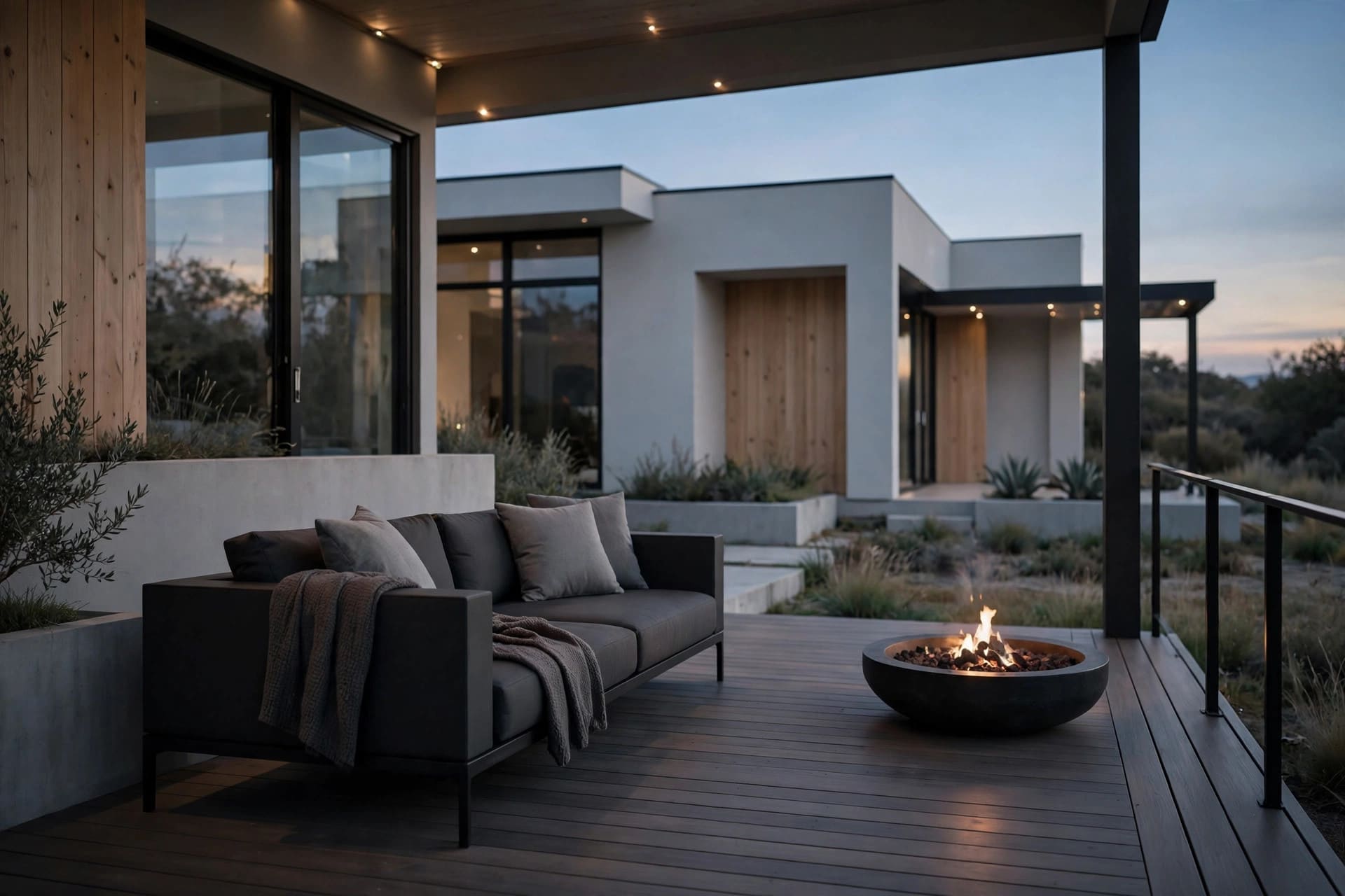 back porch: plants and decor for a small porch example