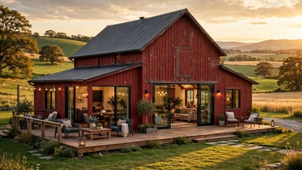 barns turned into homes