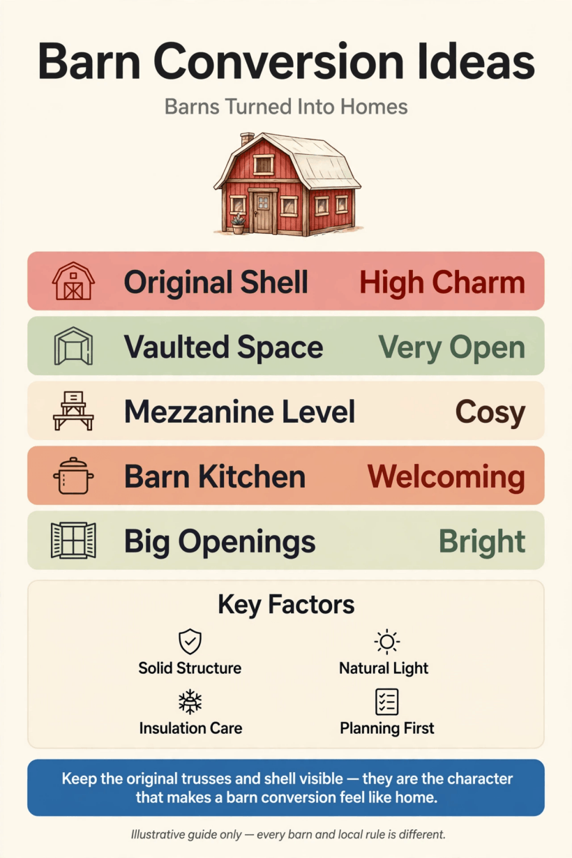 barns turned into homes
