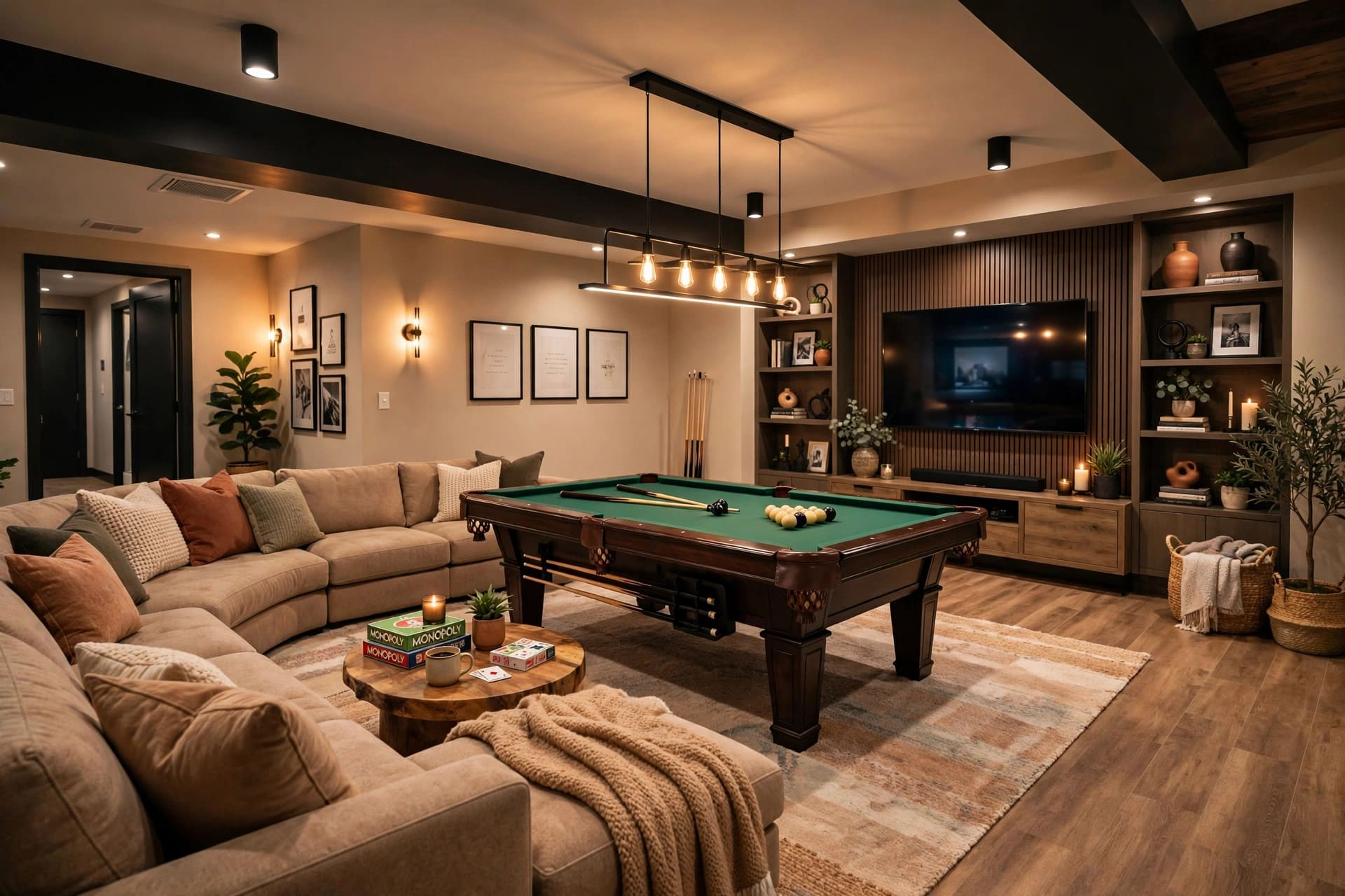 basement game room