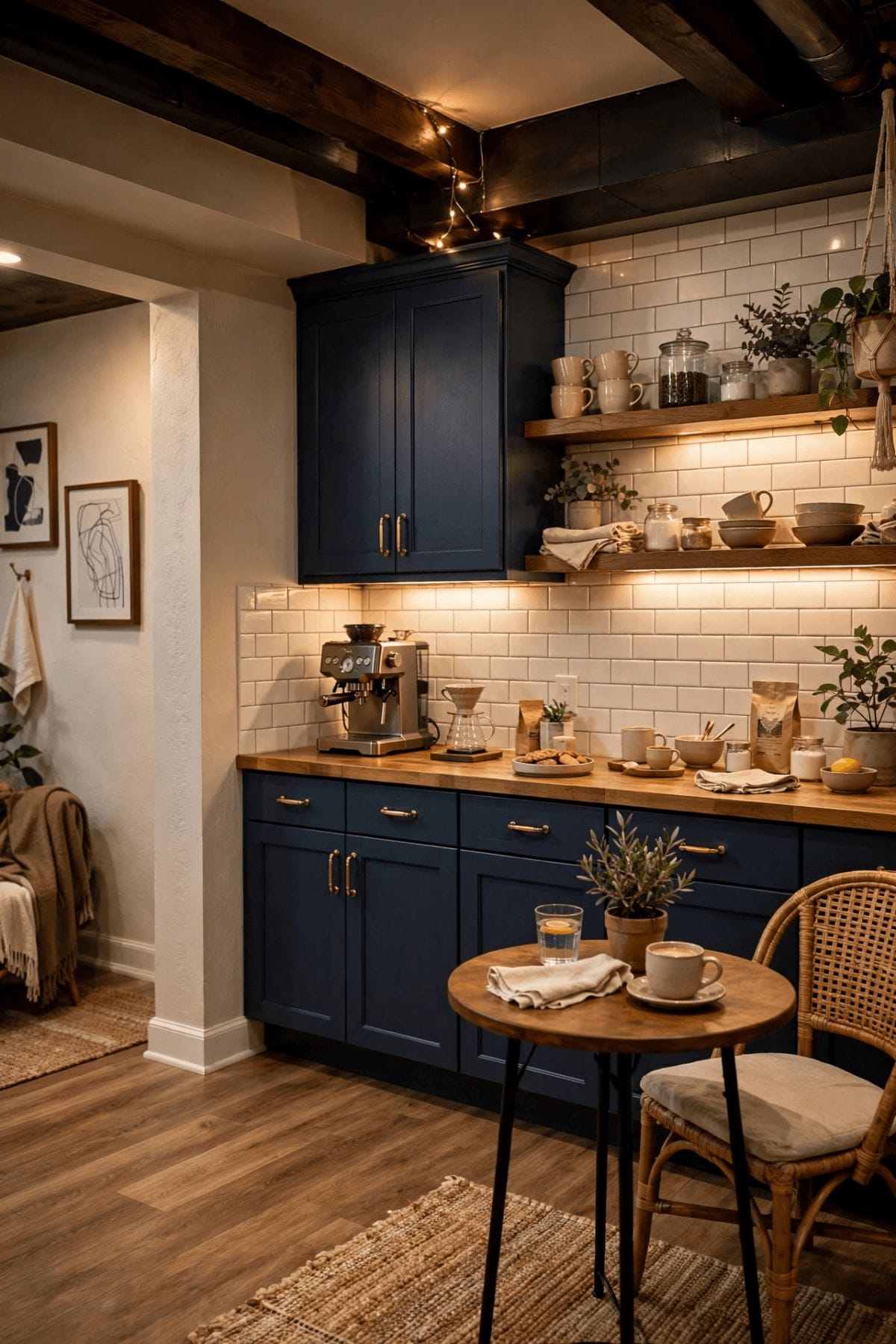 basement kitchen