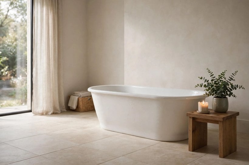 bathroom measurements: bath length and the working space around the tub