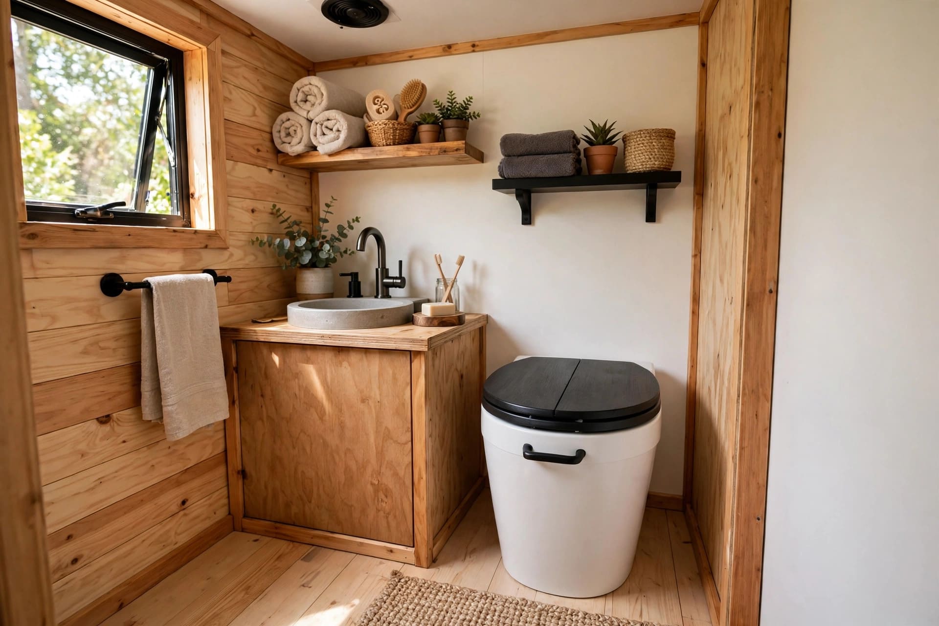 best composting toilet tiny house
