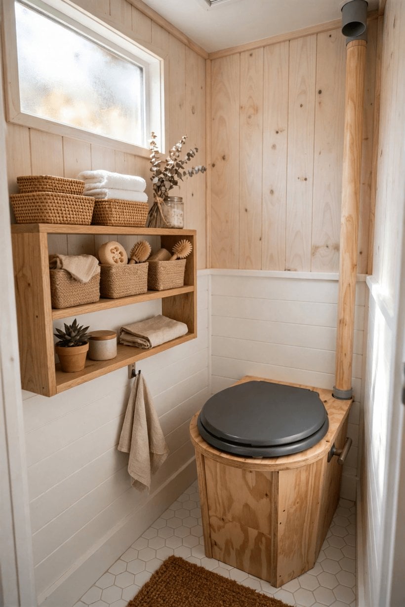 best composting toilet tiny house