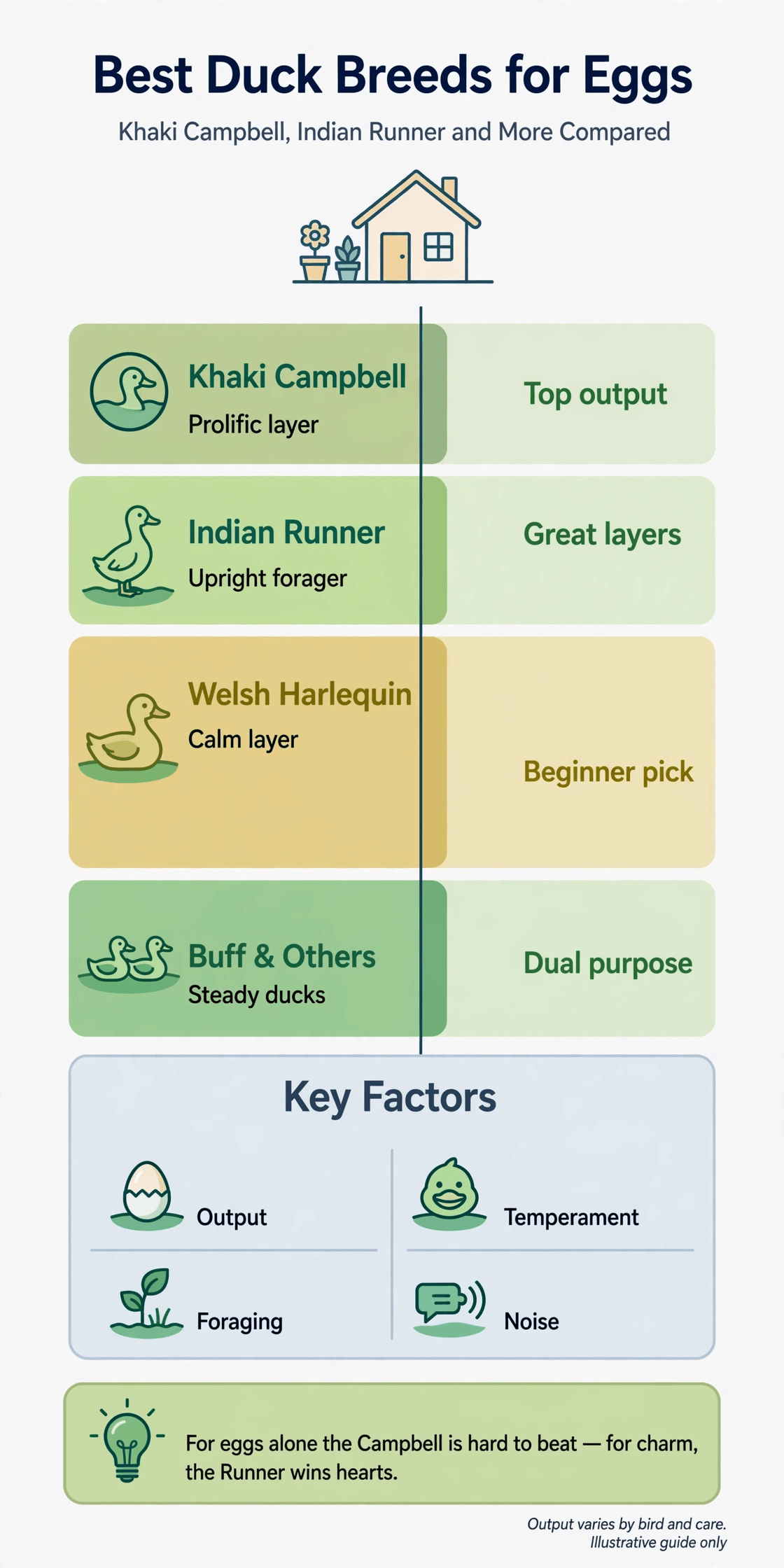 best ducks for eggs