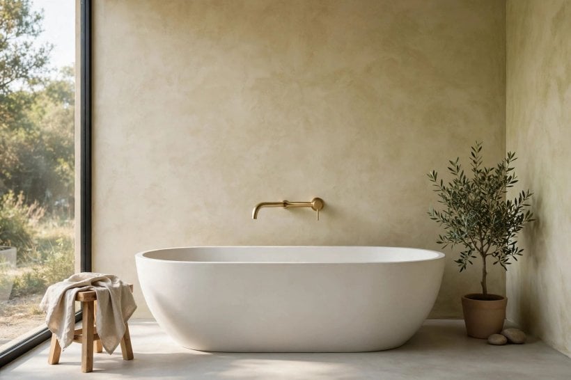 best faucet brands: wall-mounted bathroom faucet with crosshead handles