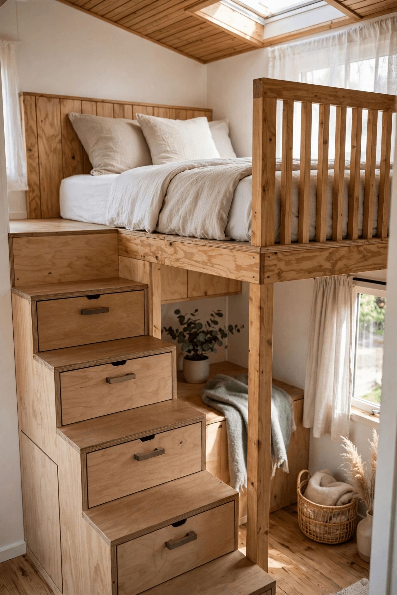 best mattress tiny house loft