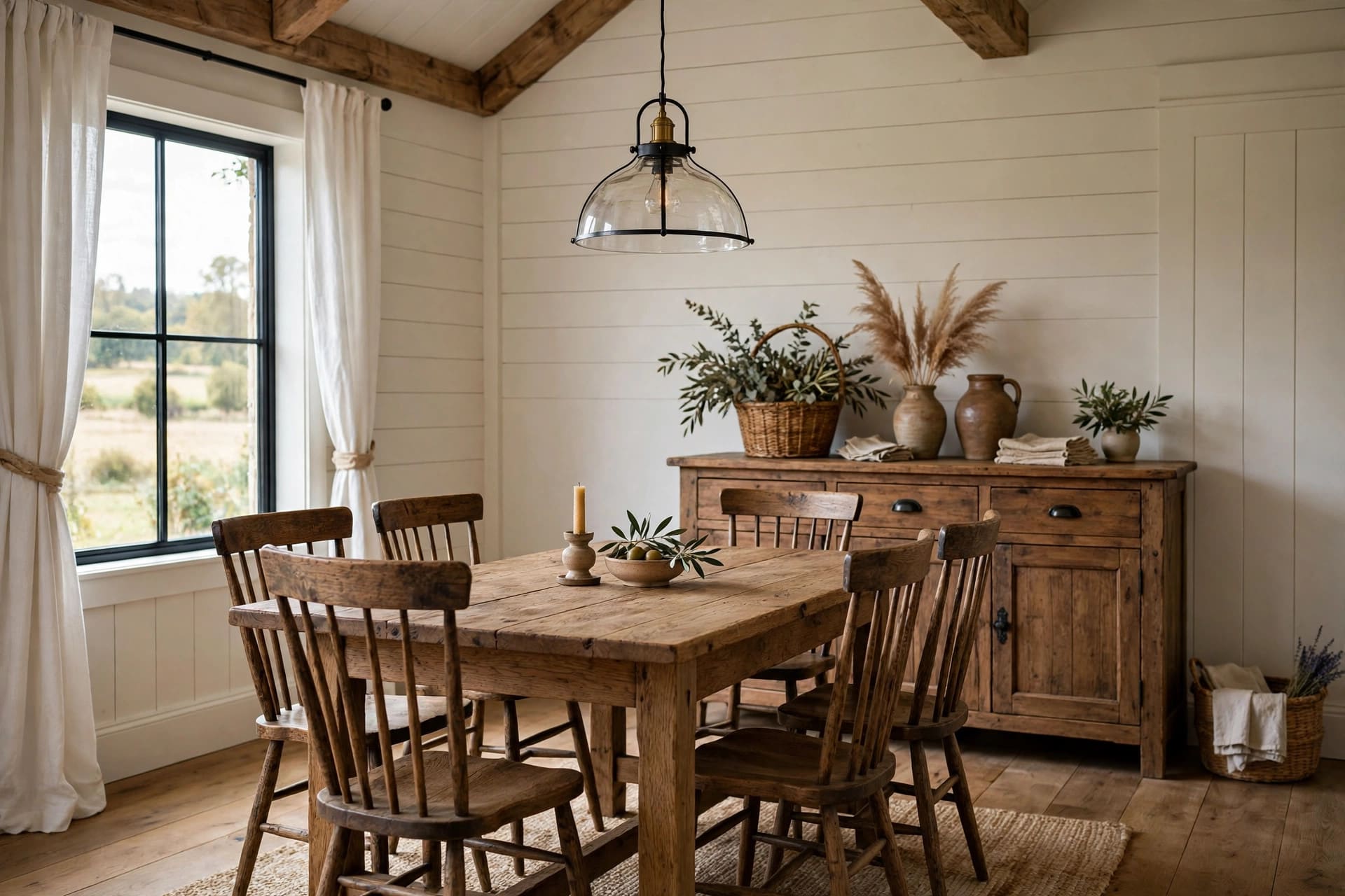 birch lane: close look at wood finishes and upholstery fabrics