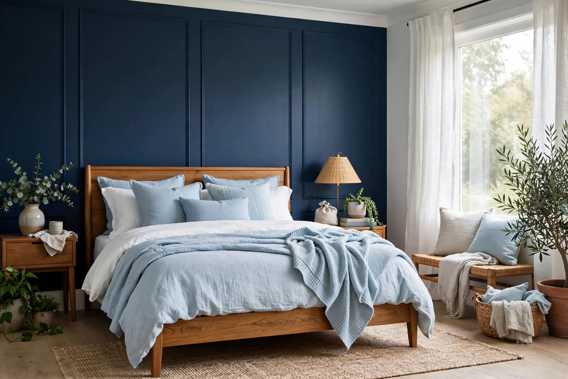 blue bedroom