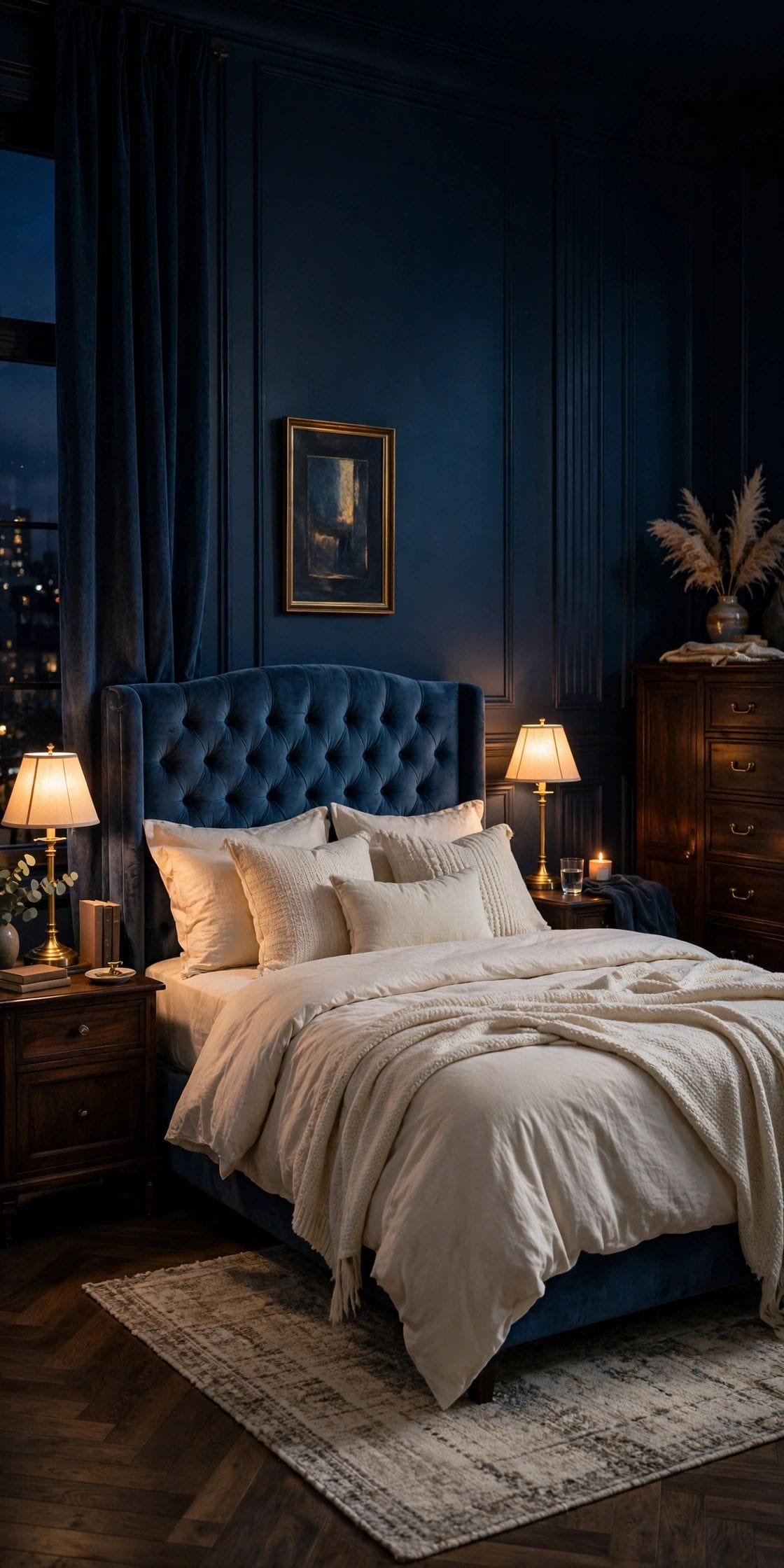 blue bedroom