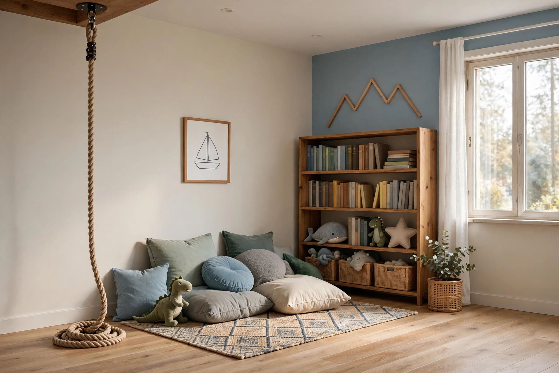 boy room ideas: desk and study corner