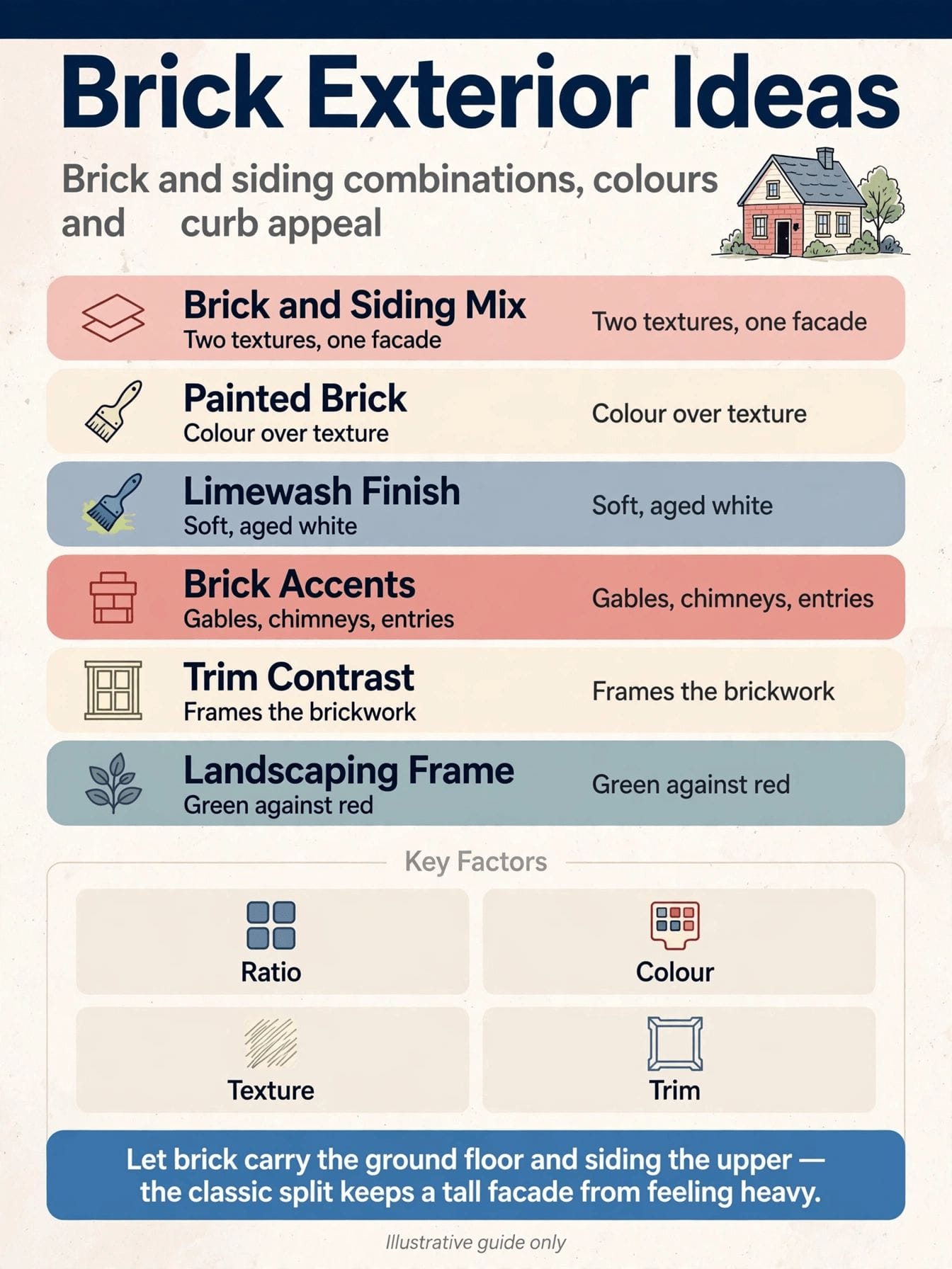 brick and siding house