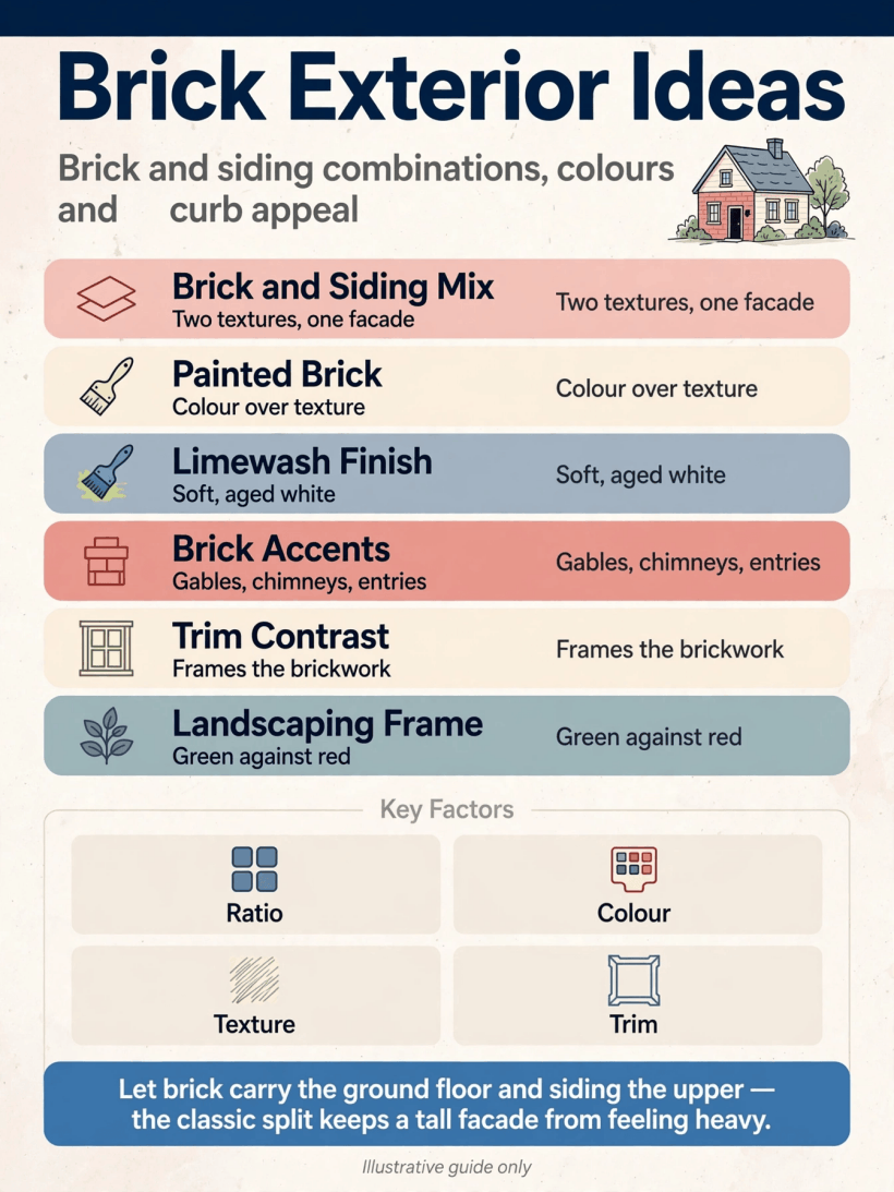 brick and siding house