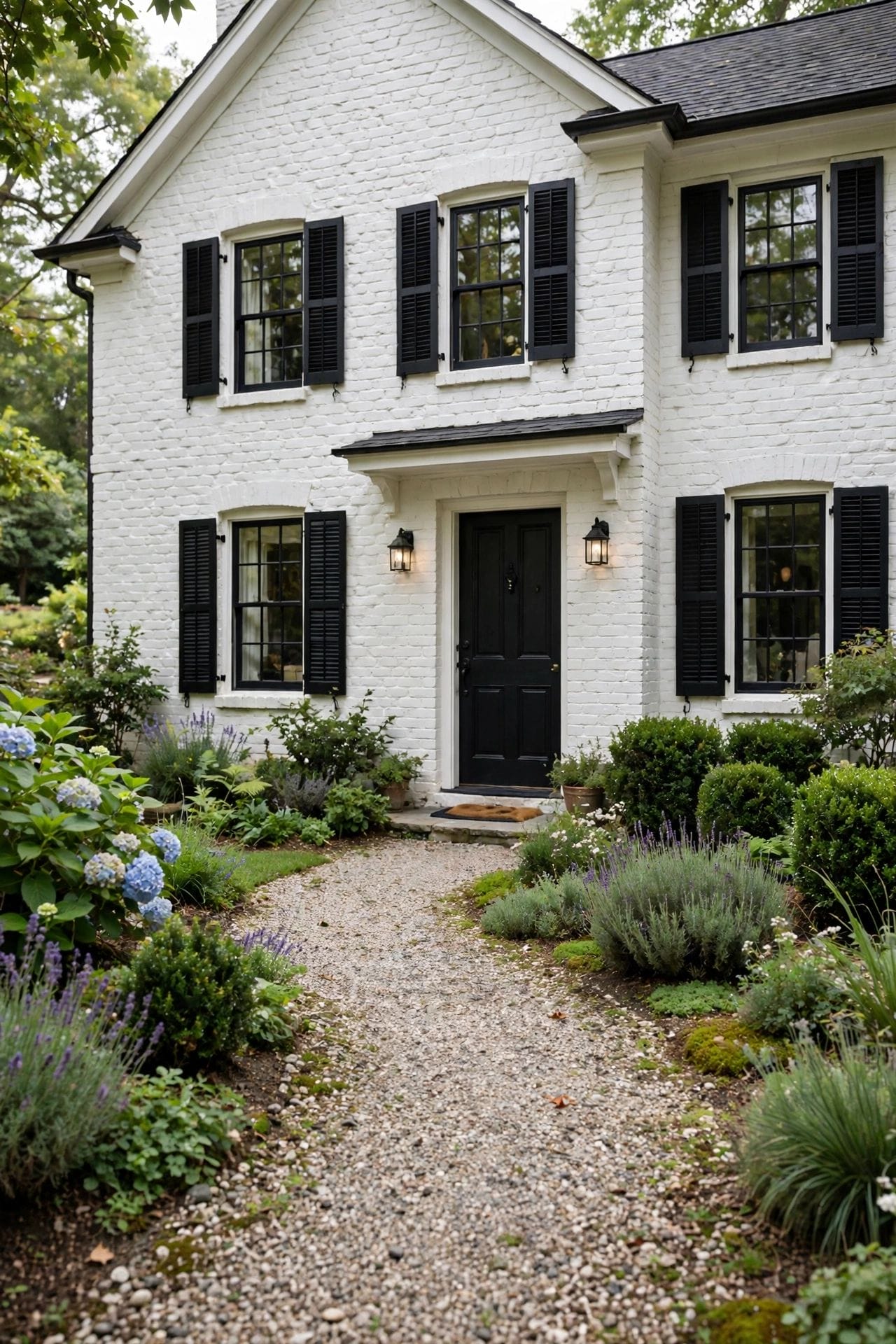 brick and siding house