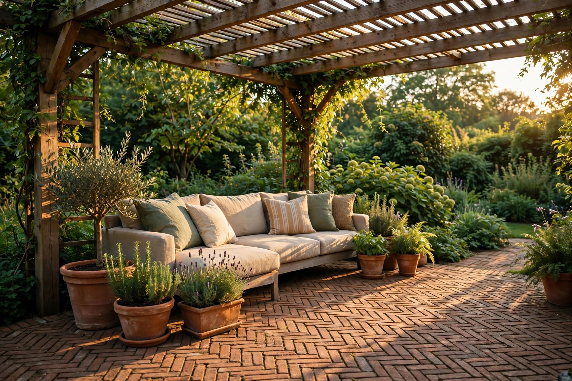 brick patio