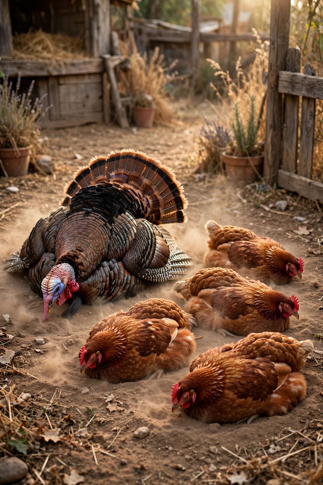 can turkeys live with chickens