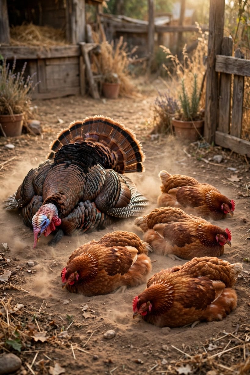 can turkeys live with chickens