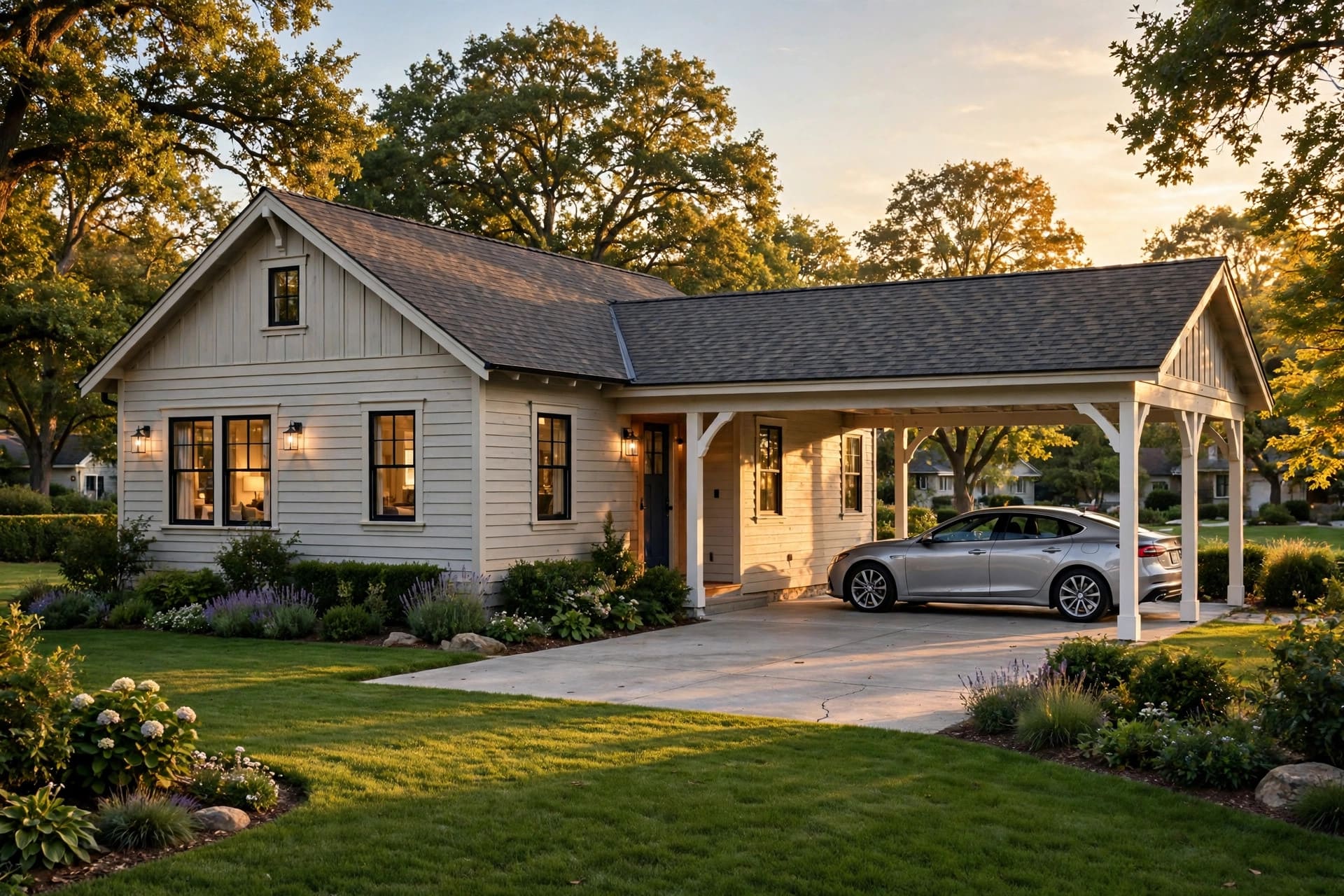 carports attached to house pictures