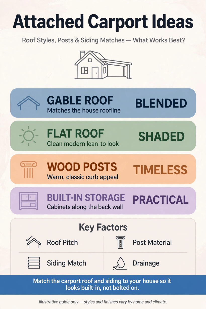 carports attached to house pictures