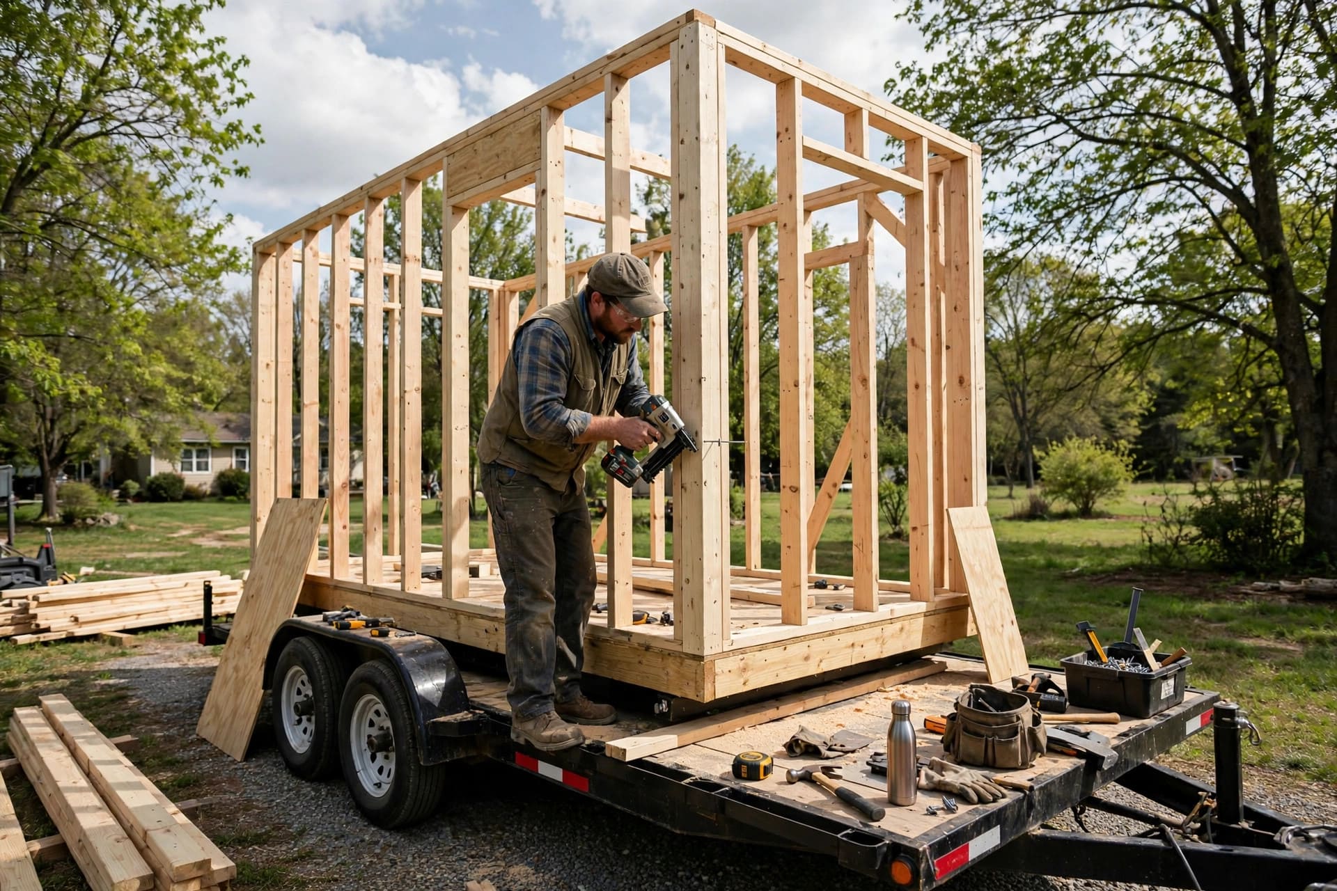 cheapest way to build tiny house