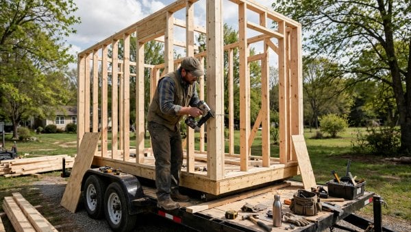 cheapest way to build tiny house