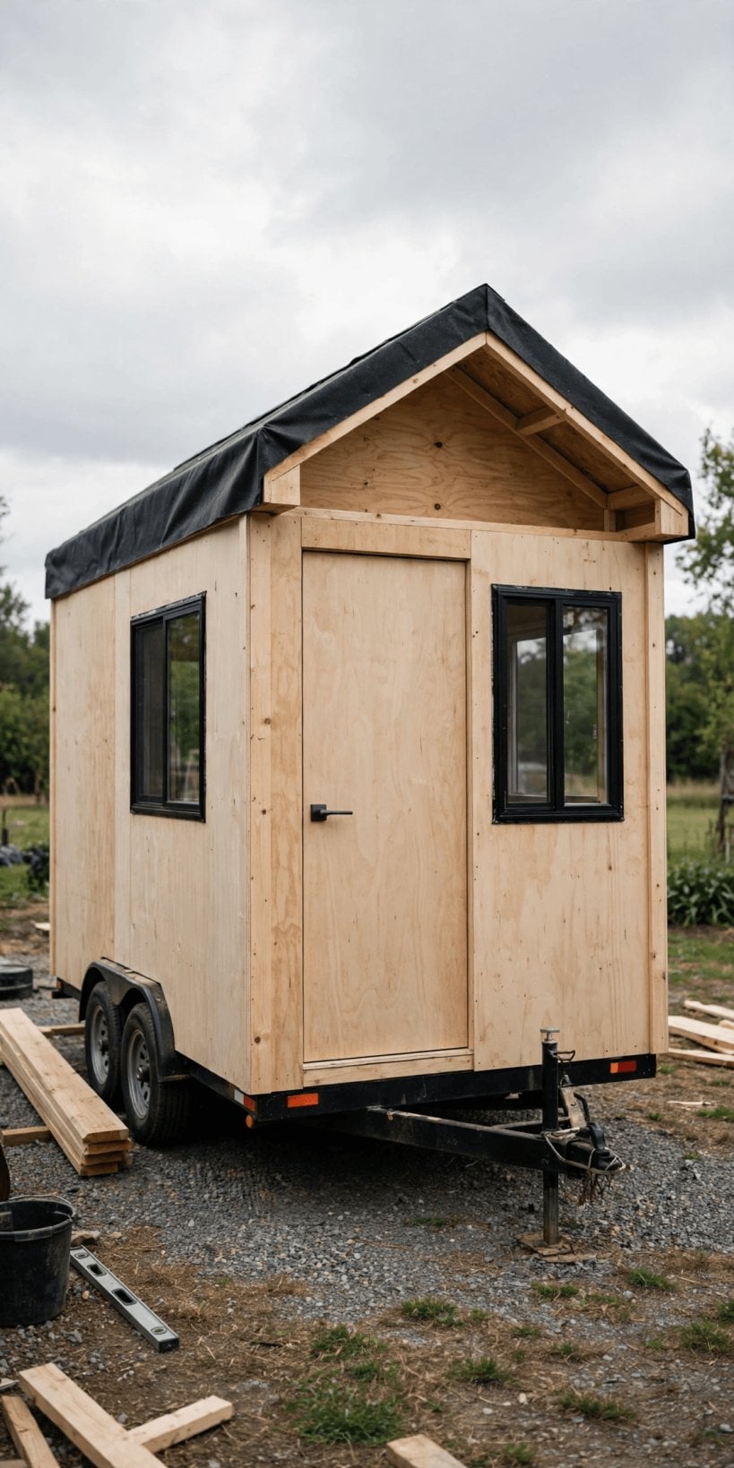 cheapest way to build tiny house