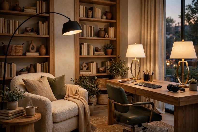 circa lighting: layered lighting with pendants and wall lights in one room