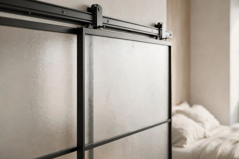 closet door ideas: bifold doors folded back for full access