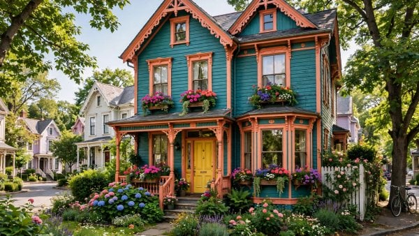 colorful house