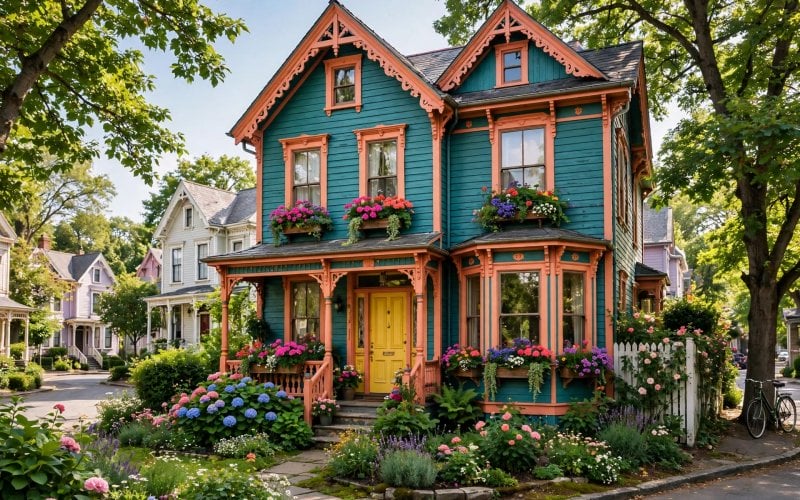 colorful house
