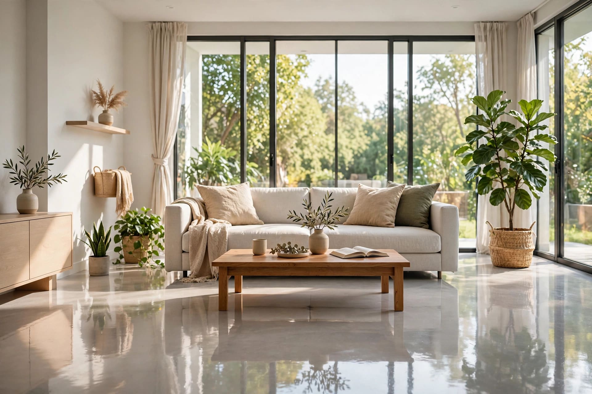 concrete floor