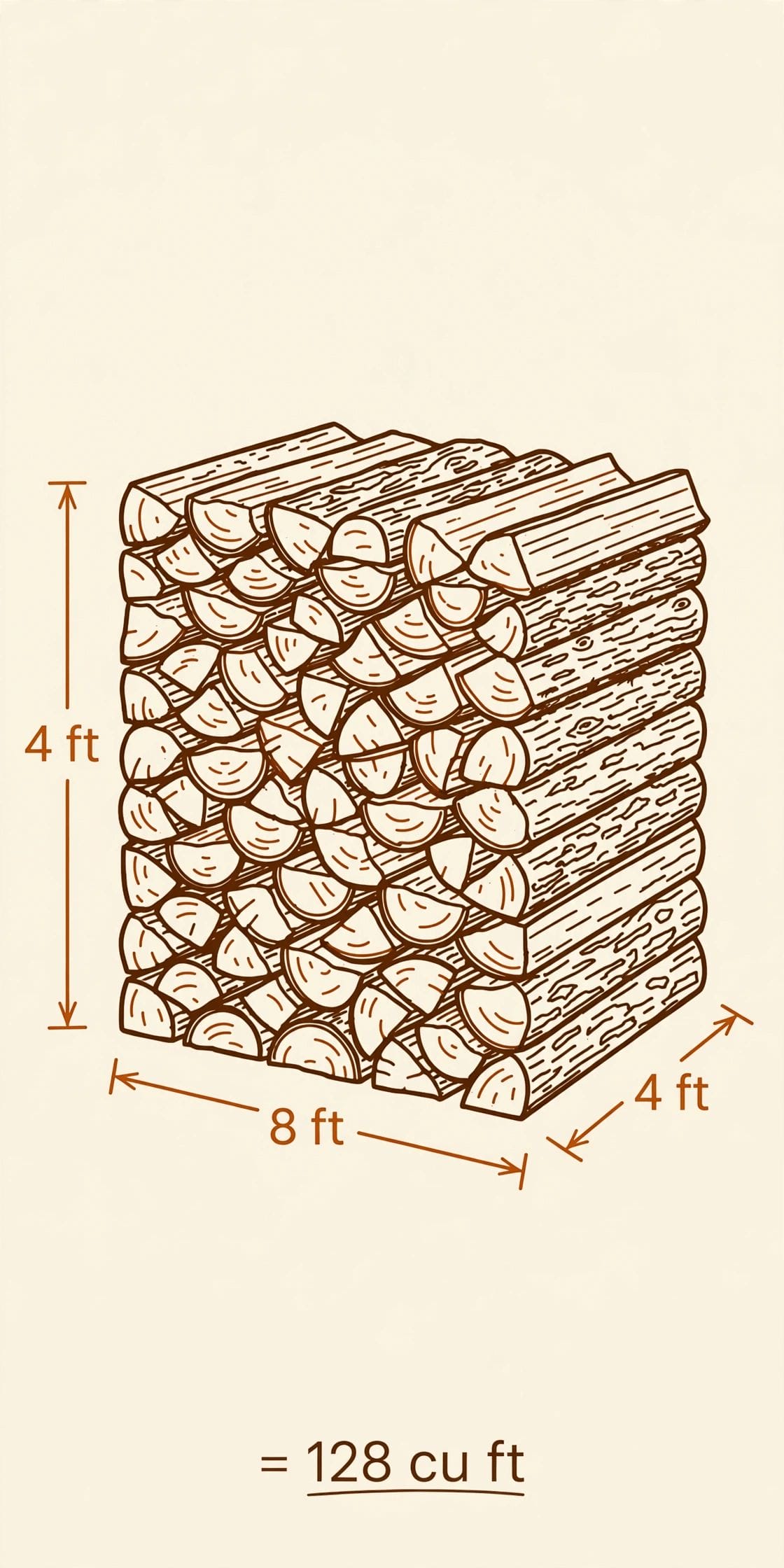 how much does a cord of wood weigh