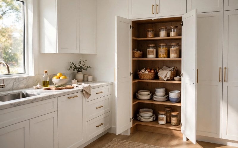 corner pantry