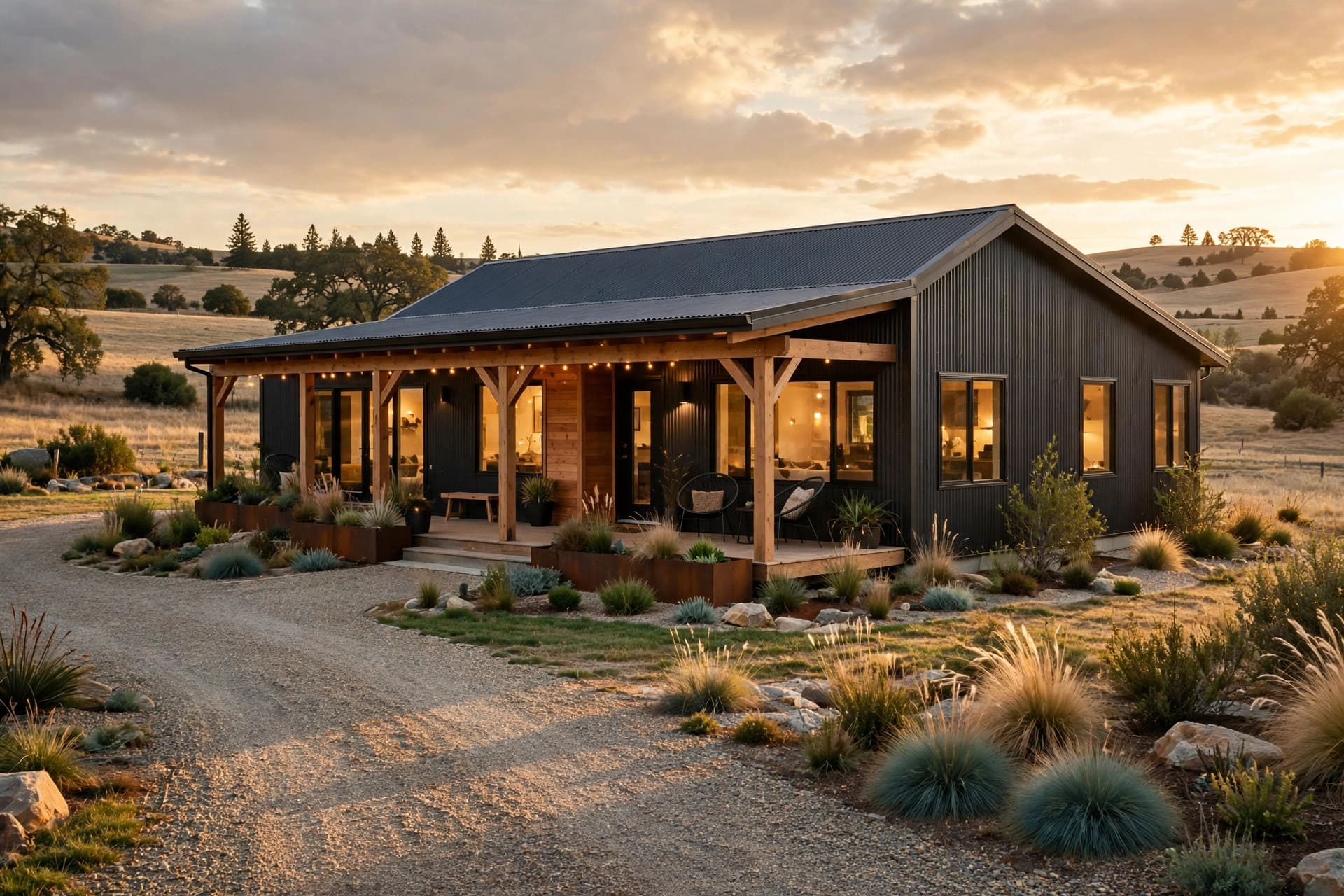 cost to turn a metal building into a house