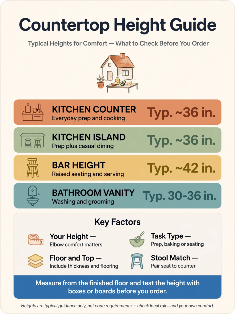 countertop height