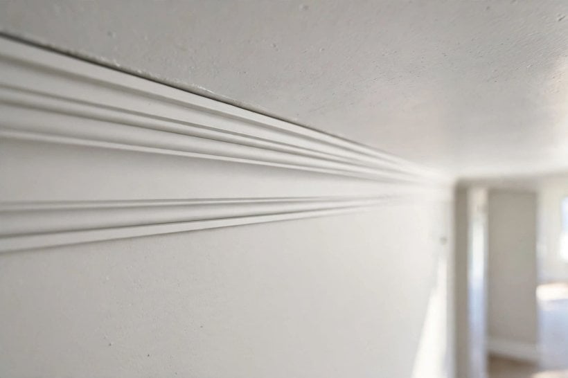 crown molding for low ceilings: measuring the real ceiling height before choosing a profile