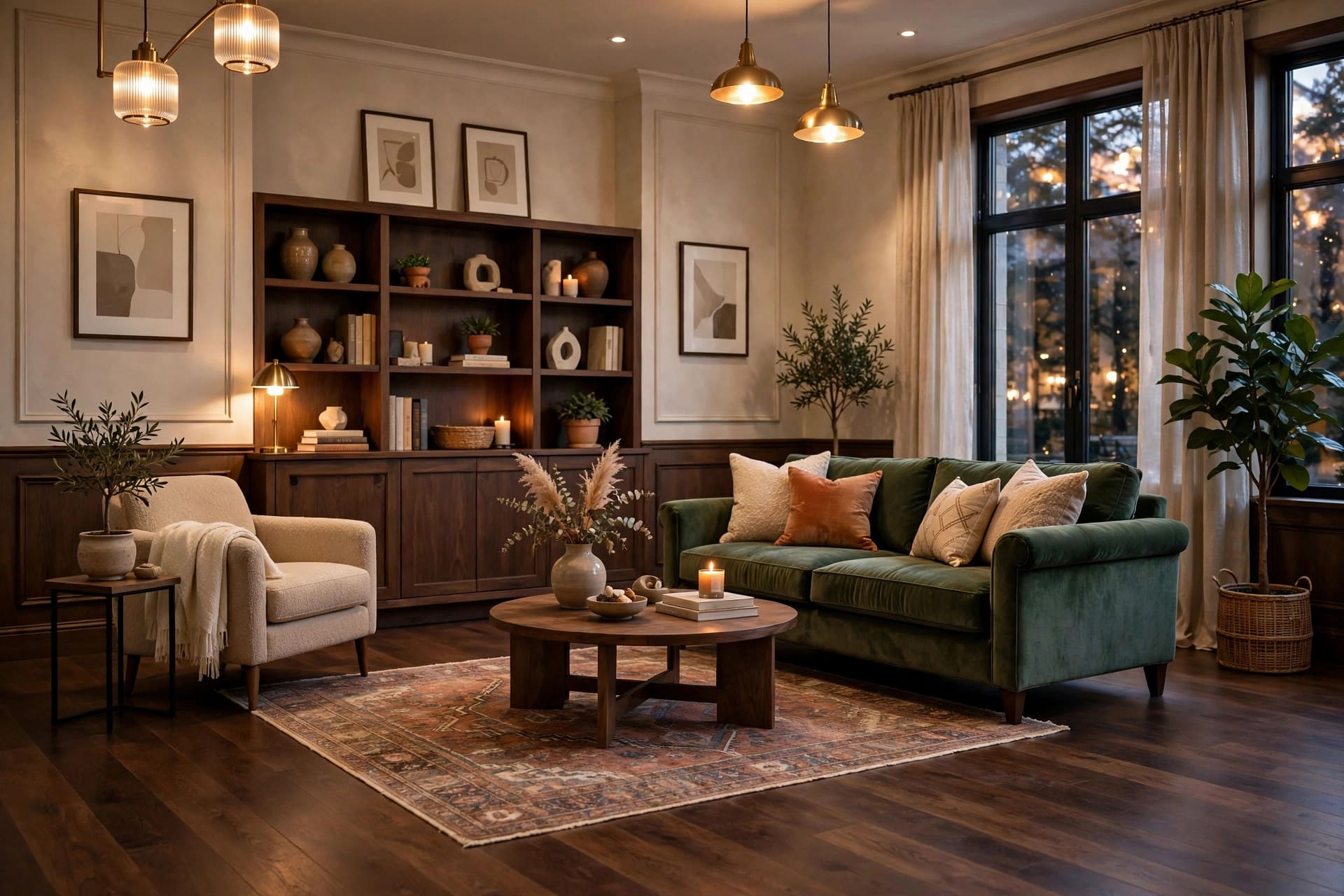 dark wood floors