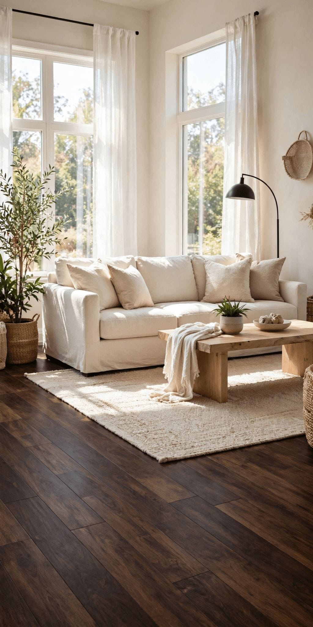 dark wood floors