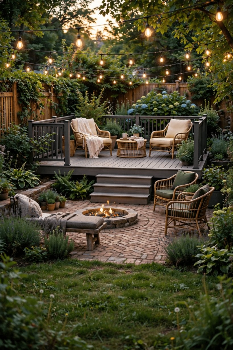 deck and patio combo