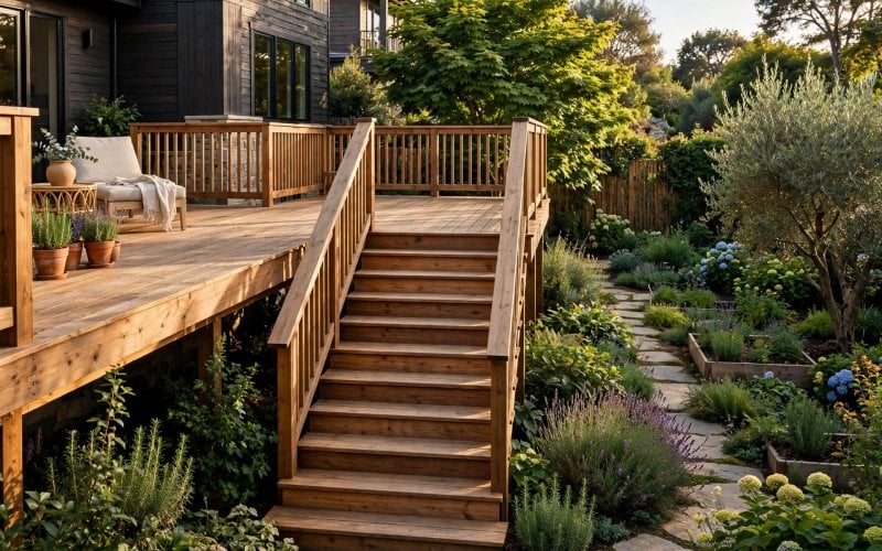 deck stairs