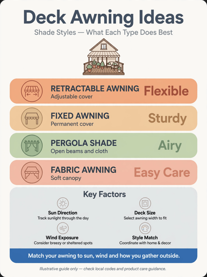 deck awnings ideas