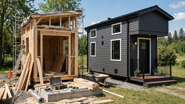 diy vs builder tiny house