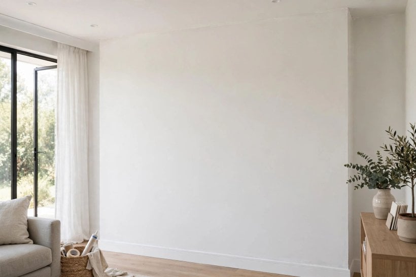 drywall installation cost: boards stored flat and dry ready for installation in a protected room