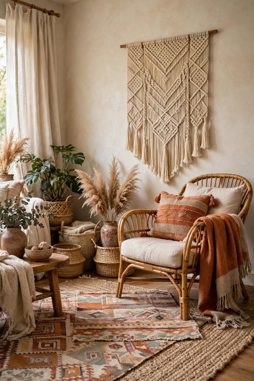 eclectic living room