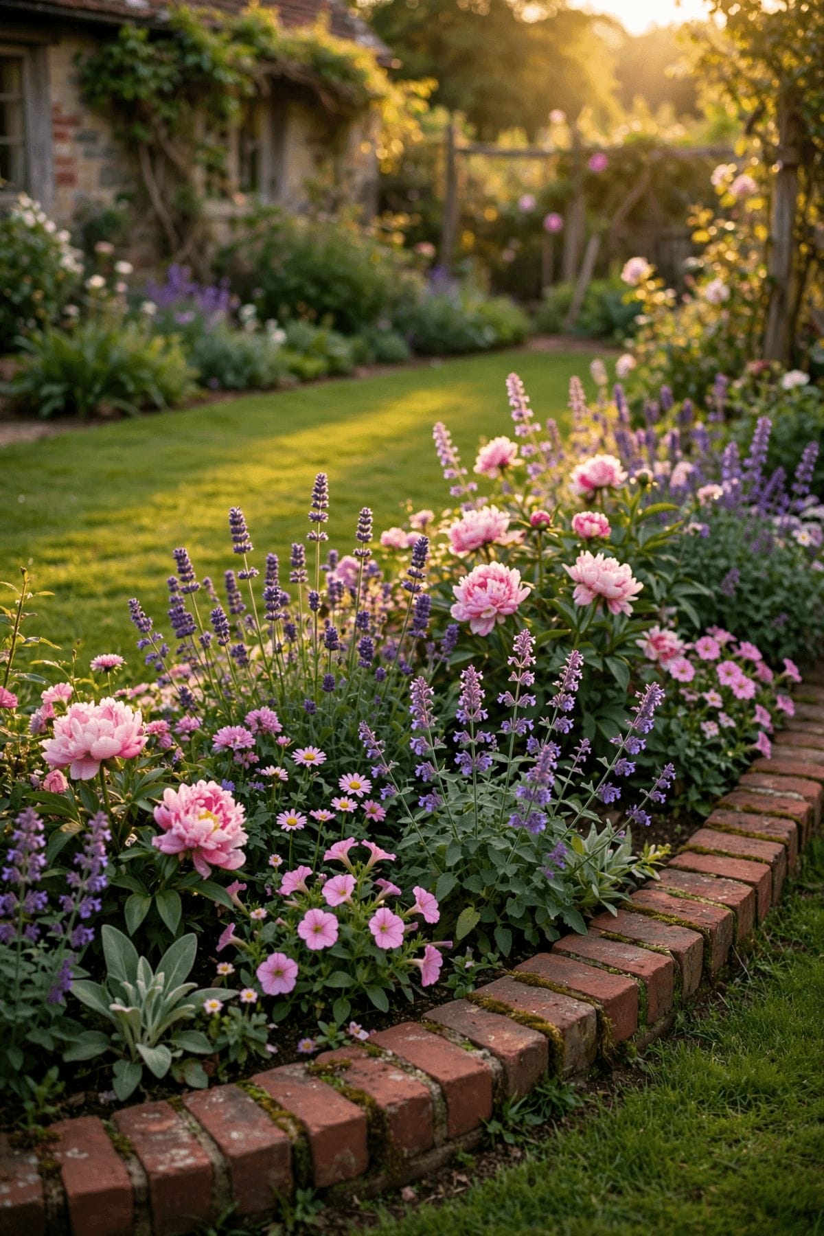 edging ideas for flower beds