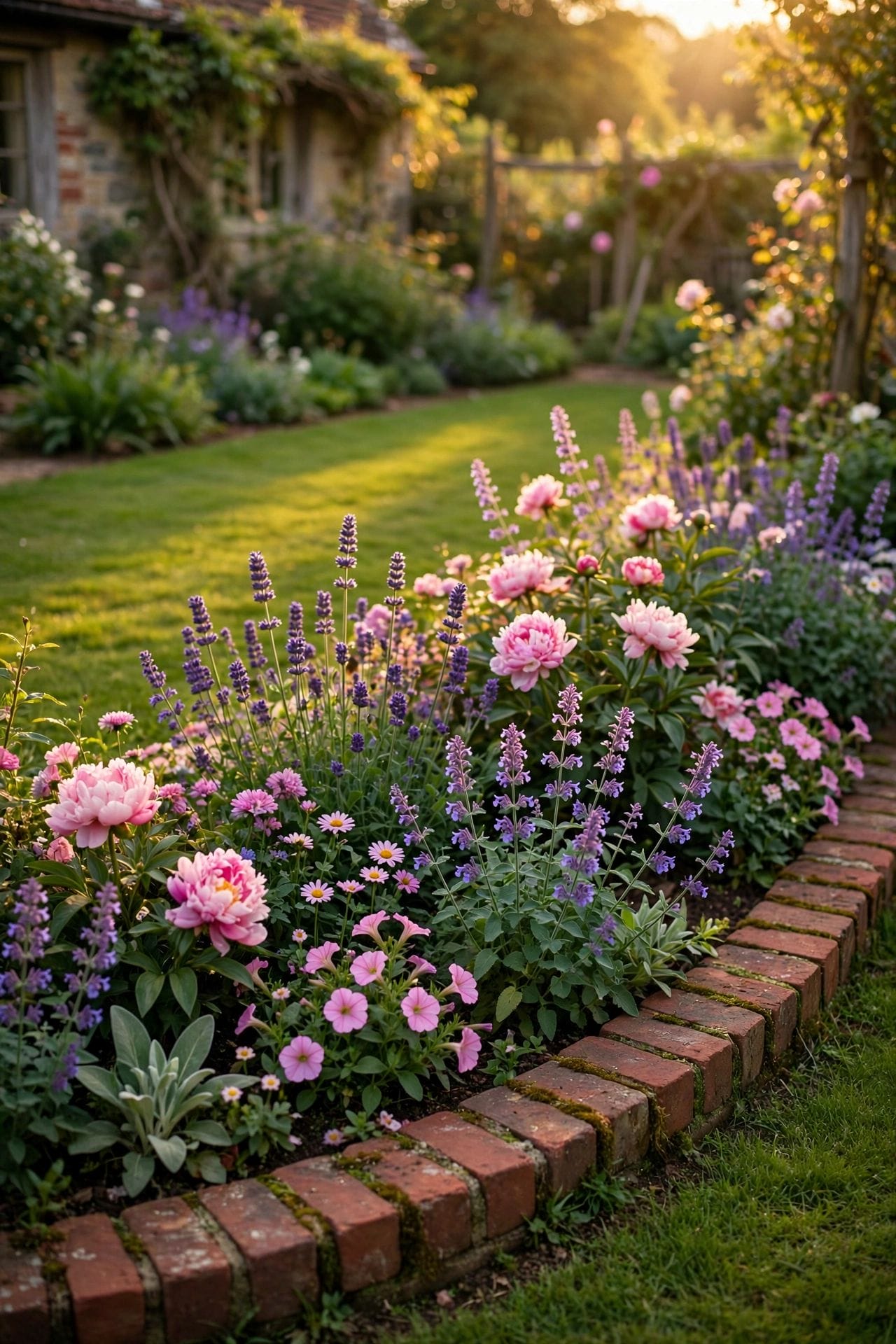 edging ideas for flower beds