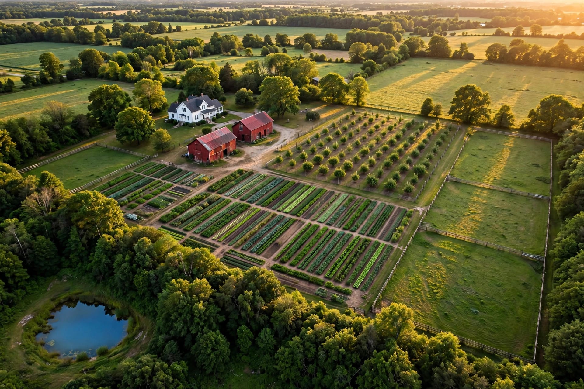 eight acre homestead layout