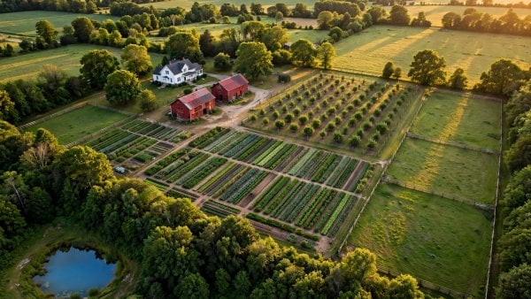 eight acre homestead layout